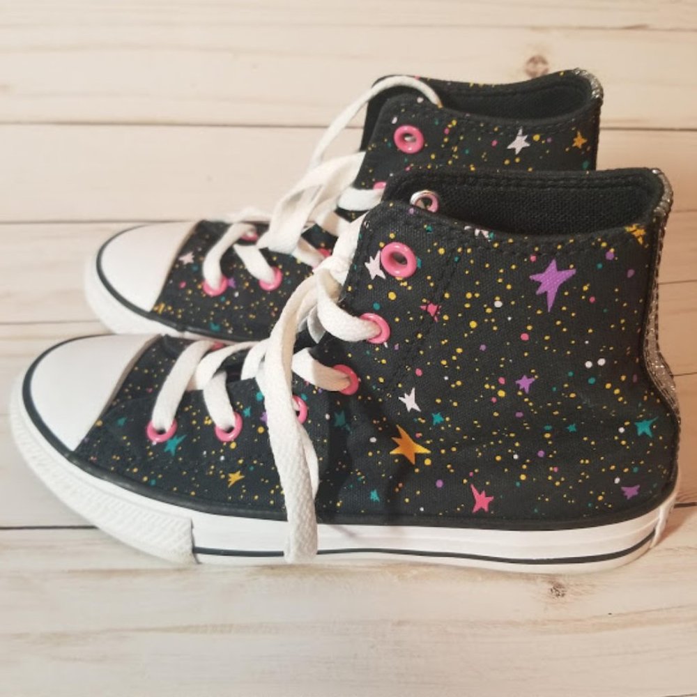 Paint Splatter High Top Converse Allstar Sneakers